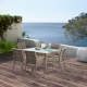 Ensemble de jardin Alu/Verre Modulo 6