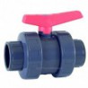 Vanne à boisseau Astral Cepex - double union à coller 50 mm PN16